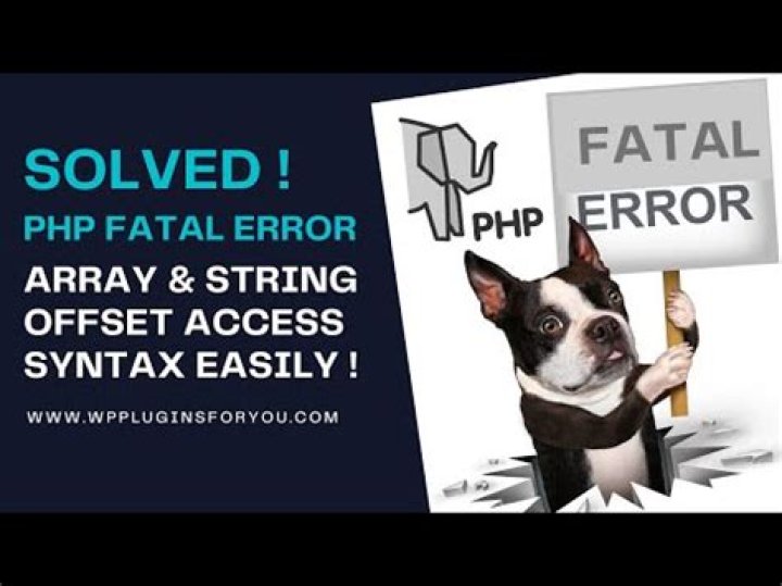 Cannot access offset of type string on string [dup