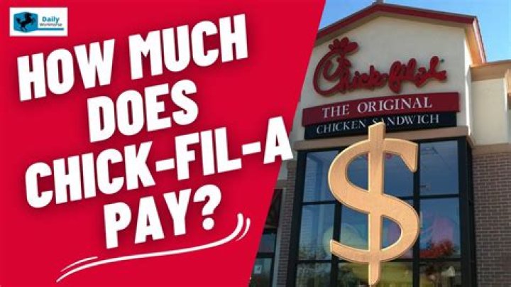 How much is Chick Fil A starting pay in Texas? ·