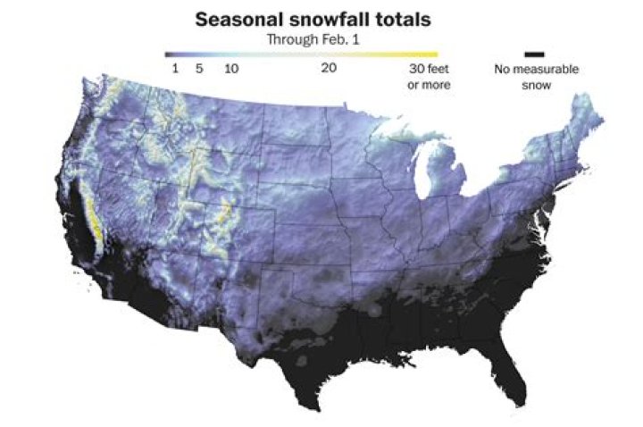 How much snow does Williams AZ get? ·