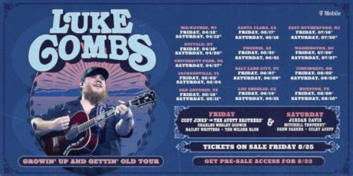 Luke Combs Bootleggers Club Know About Presale Tickets |