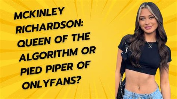 Uncover The Secrets Behind The "McKinley Richardson Leaked OnlyFans Video"