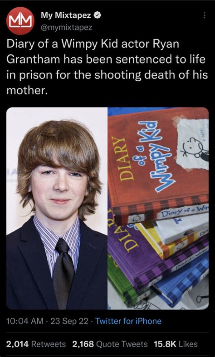 Who Did Ryan Grantham Play In Diary Of A Wimpy Kid